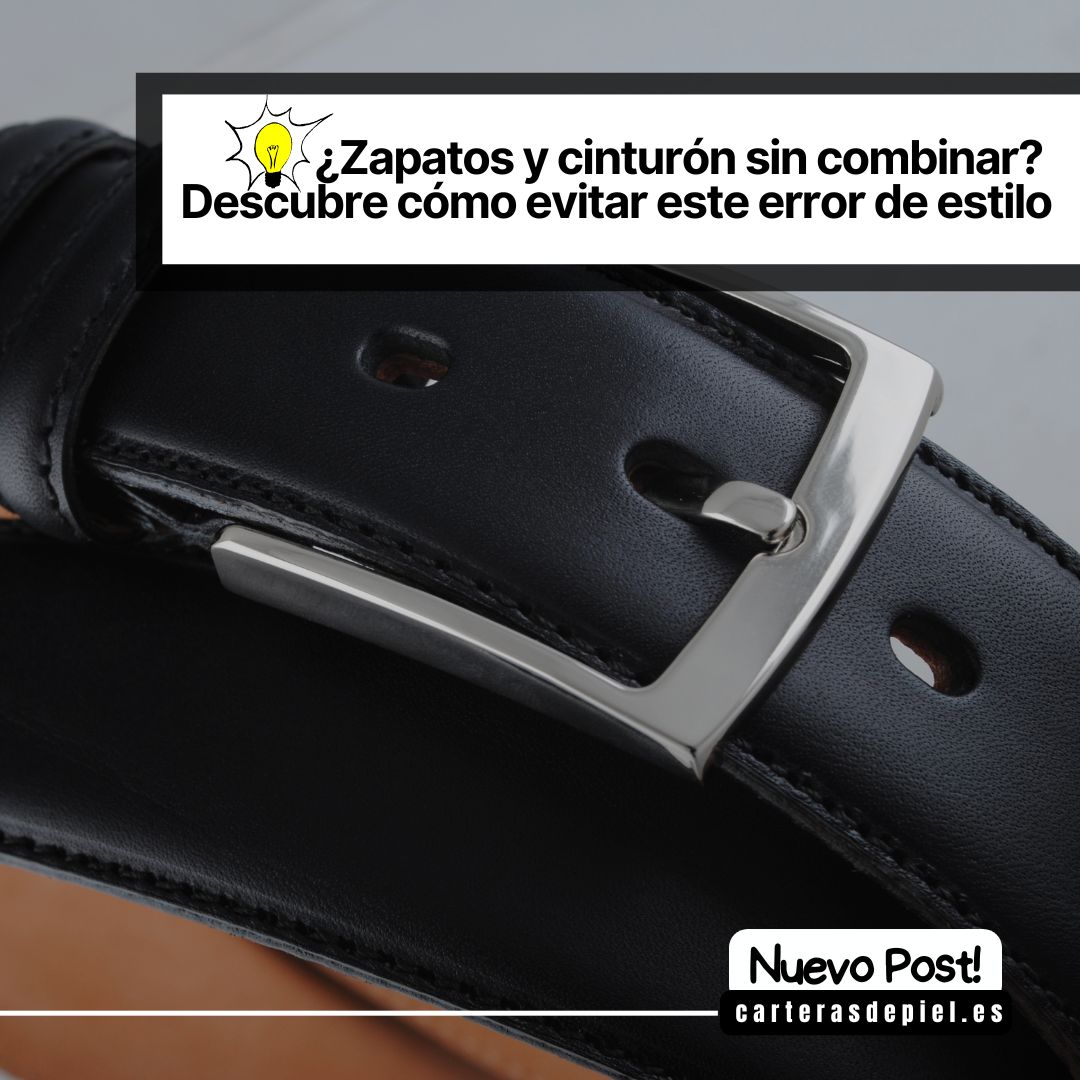 Zapatos y cinturón sin combinar